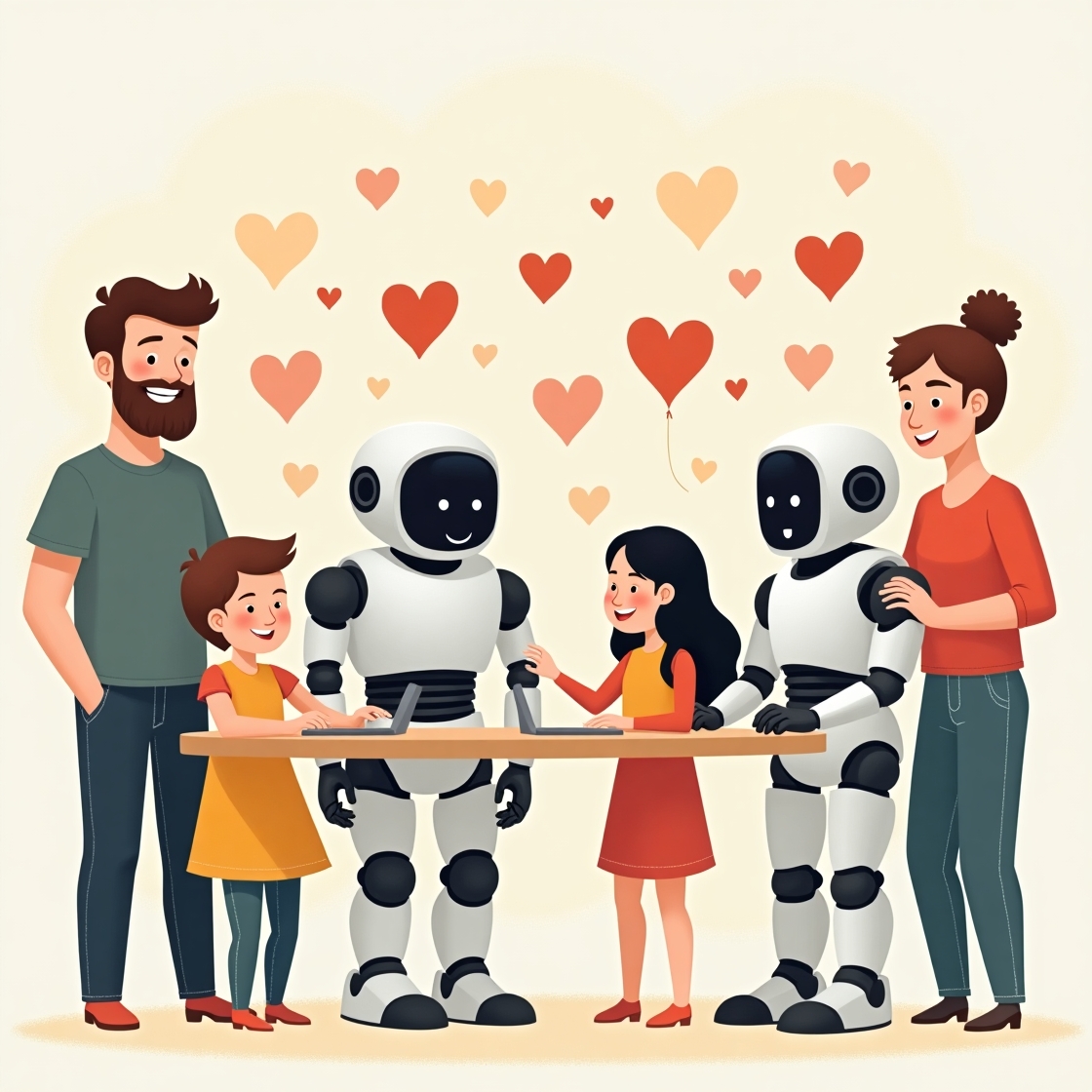 Human-Centric AI Illustration